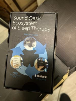Sound Oasis Sleep Sound Therapy System Bluetooth White Pink Noise 20 Sleep Sound - Thumbnail 3