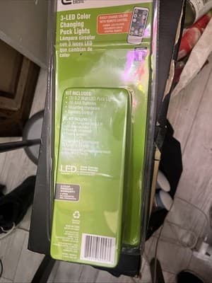 Puck Light 3-Pack Commercial Electric Remote Control LED White Color Changing - Thumbnail 3