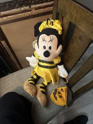 Plush Disney Minnie Mouse Bumblebee Standing 22” in Plush - Image 1