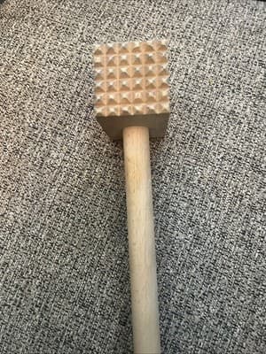 Mainstays Meet Tenderizer From Walmart Made Of Wood - Thumbnail 3