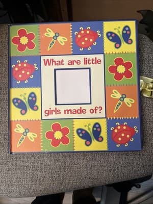 NEW & Sealed Scrapbook Photo Album What Are Little Girls Made Of New Seasons - Image 1