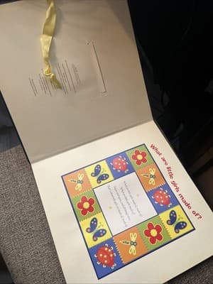 NEW & Sealed Scrapbook Photo Album What Are Little Girls Made Of New Seasons - Thumbnail 2