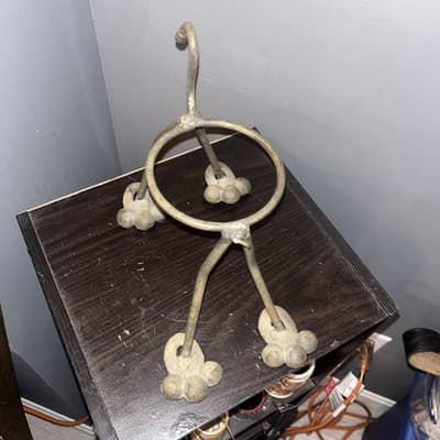 Dog Pet Bowl or Plant Holder by Yardbirds Recycled Steel Metal - Thumbnail 2