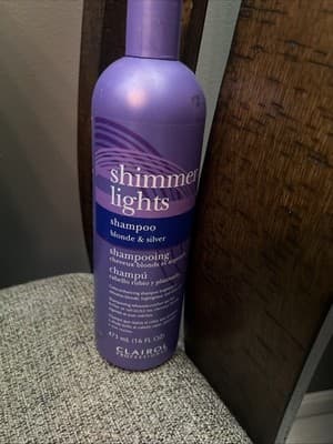 Clairol Shimmer Lights Conditioner 16 Ounce for Blonde and Silver Hair - Image 1