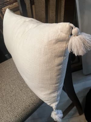 Gold Eye Decorative Pillow Indoor/outdoor With Good Stars &Moon 22” X 12” tassel - Thumbnail 3