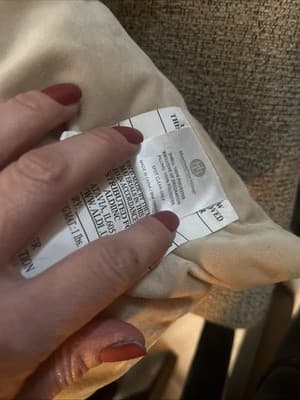 16” X16” Decorative Patio Pillow Beige With White Furry Stay Cozy Text - Thumbnail 4