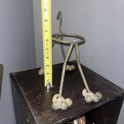 Dog Pet Bowl or Plant Holder by Yardbirds Recycled Steel Metal - Thumbnail 4