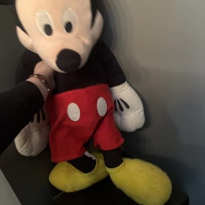 Disney Mickey Mouse Large Plush Stuffed Animal 29 Inch Black Red Yellow - Thumbnail 4