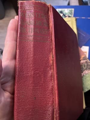 Webster’s New American Dictionary 1956 Hardcover Illustrated Vintage Reference - Thumbnail 2