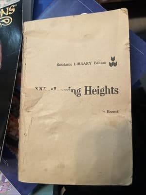 Wuthering Heights Emily Bronte Collins Classic 1953 No Front Cover Library editi - Image 1