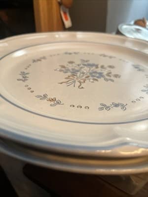 Cordella Collection Stoneware Bluet 10-1/2" Dinner Plates Set Of 2 - Thumbnail 2