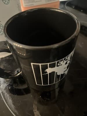 Federal Express Global Map Fed Ex Ceramic Black Coffee Mug Rare Design - Image 1