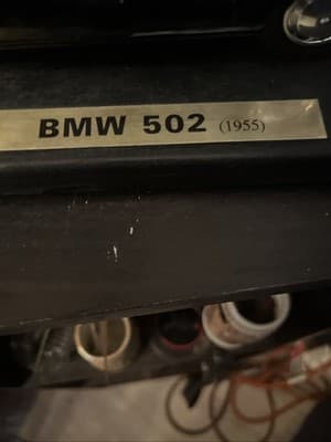 1955 BMW 502 Convertible Collectible 1/32 Scale Diecast Diorama Model Pull Back - Thumbnail 3