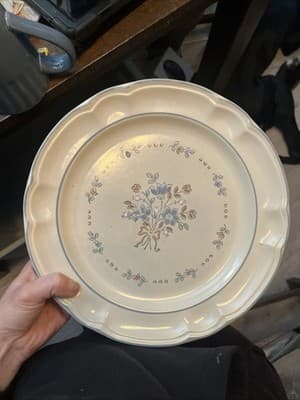 Cordella Collection Stoneware Bluet 10-1/2" Dinner Plates Set Of 2 - Thumbnail 3