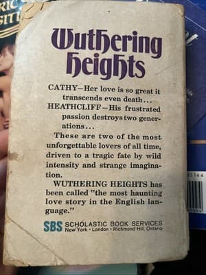 Wuthering Heights Emily Bronte Collins Classic 1953 No Front Cover Library editi - Thumbnail 4