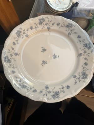 Johann Haviland Blue Garland 10" Dinner Plates Bavaria Germany Blue - Image 1