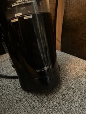Mr. Coffee 12 Cup Electric Coffee Grinder Black Auto Shut Off IDS77 Tested Works - Thumbnail 6