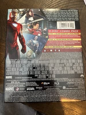 Iron Man 2 Rated PG-13 124 Min. @ 2010 Blu-ray + DVD - Thumbnail 2