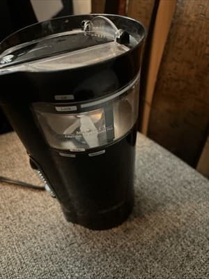 Mr. Coffee 12 Cup Electric Coffee Grinder Black Auto Shut Off IDS77 Tested Works - Thumbnail 5