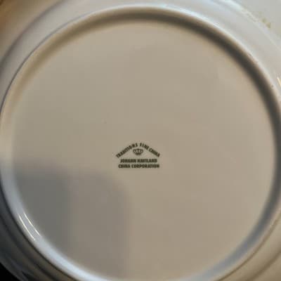 Johann Haviland Blue Garland 10" Dinner Plates Bavaria Germany Blue - Thumbnail 3