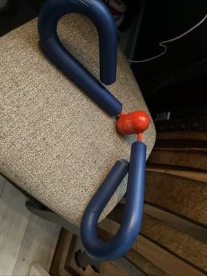 🔥Vtg Thigh Master Original Suzanne Somers Exercise Toning Workout 1991 Blue Red - Thumbnail 2