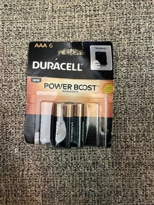 Duracell MN2400B6 Coppertop Long-Lasting Power AAA Alkaline Batteries - Image 1
