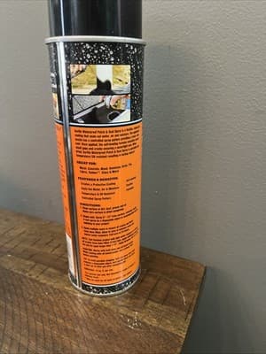 Gorilla Waterproof Patch & Seal Rubberized Sealant Spray, Black, 16 Ounce - Thumbnail 3