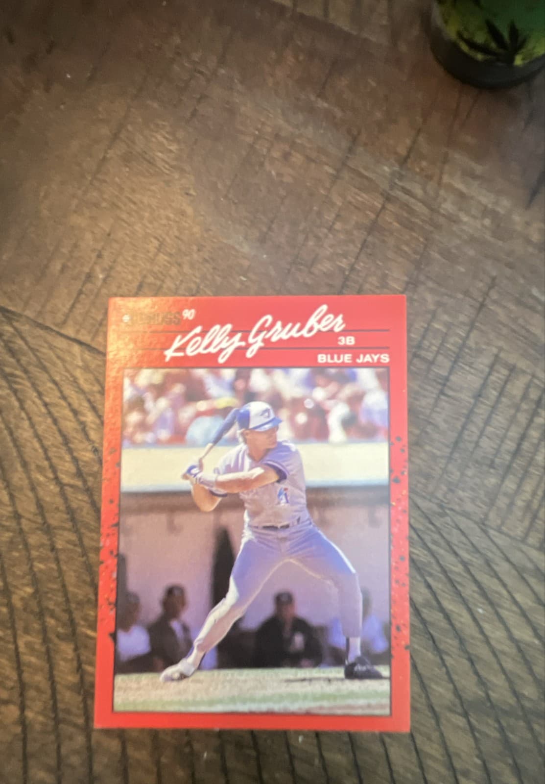 1990 Donruss - Kelly Gruber #113 Birthday February 22 - Image 1
