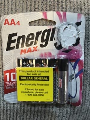 Energizer E91BP-4 AA Alkaline Batteries - 4 Count - Image 1