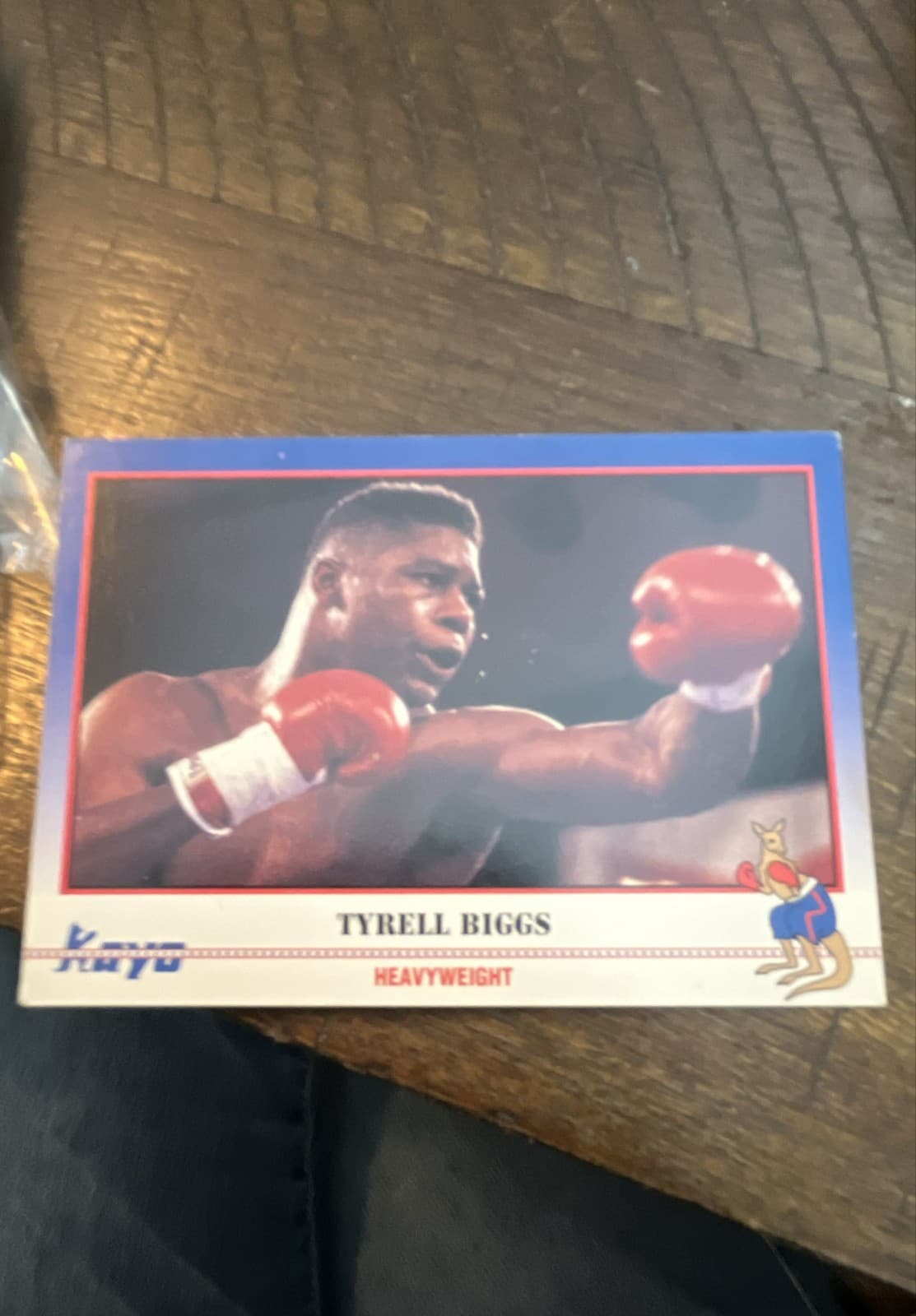 1991 Kayo - Tyrell Biggs #084 - Image 1