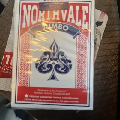 Northvale Red Complete W Jokers Poker Cards NORTHVALE Sealed 2020 - Image 1