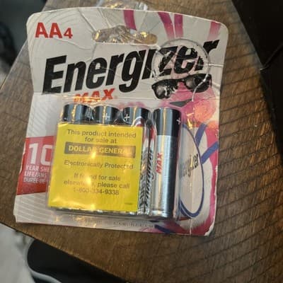 Energizer E91BP-4 AA Alkaline Batteries - 4 Count - Image 1