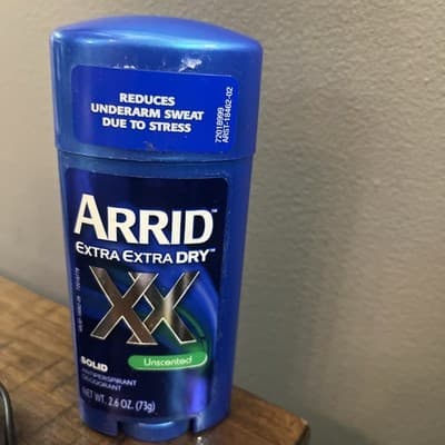 Arrid XX Extra Extra Dry Solid Antiperspirant Deodorant Unscented 2.6oz - Image 1