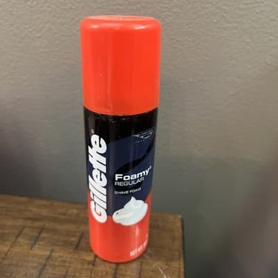 Gillette Men's Foamy Regular Shave Cream - 2oz - Image 1