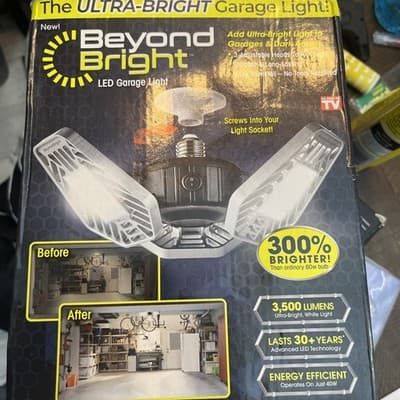 Beyond Bright BEBR-MC LED Ultra-Bright Garage Light - White - Image 1