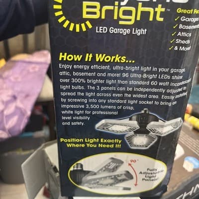 Beyond Bright BEBR-MC LED Ultra-Bright Garage Light - White - Thumbnail 4