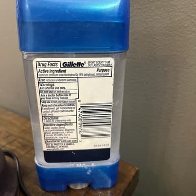 Antiperspirant/Deodorant Clear Gel Power Rush 3.8 Oz - Thumbnail 2