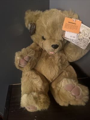 New The Westcliff Collection plush stuffed brown Teddy Bear 10" with all Tags - Image 1