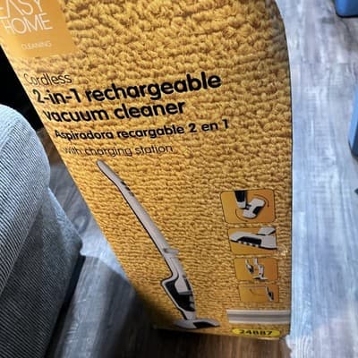 Easy Home Cordless2- In 1 Rechargeable Vacuum Cleaner With Charging Station 18v - Image 1