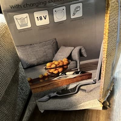 Easy Home Cordless2- In 1 Rechargeable Vacuum Cleaner With Charging Station 18v - Thumbnail 2