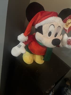 Disney Holiday Christmas deck the halls Musical Dancing Mickey Mouse 14” Works - Thumbnail 3