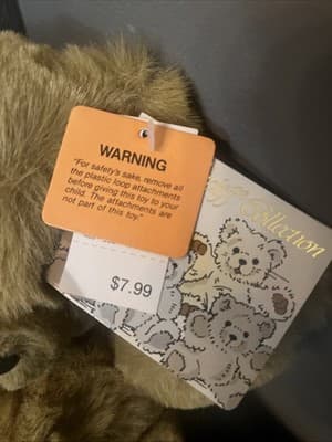 New The Westcliff Collection plush stuffed brown Teddy Bear 10" with all Tags - Thumbnail 3