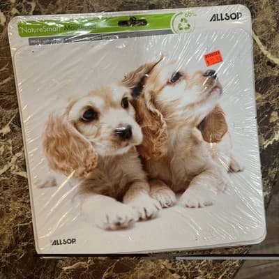 Allsop Naturesmart Mouse Pad, Puppies - Image 1