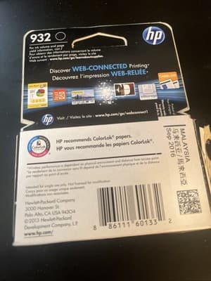 HP 932 Black Ink Cartridge - CN057AN - Thumbnail 4