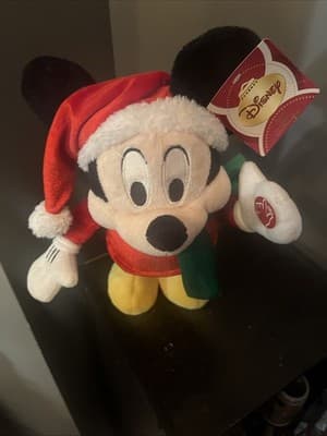 Disney Holiday Christmas deck the halls Musical Dancing Mickey Mouse 14” Works - Thumbnail 2