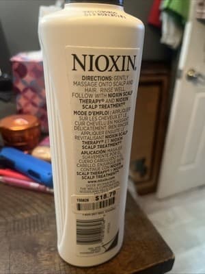 NIOXIN System 4 Cleanser Shampoo 10.1 oz 1 Pack - Thumbnail 4