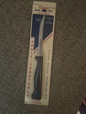 Chuppa Blue Dot Super Knives 6111 Fruit/vegetable - Image 1