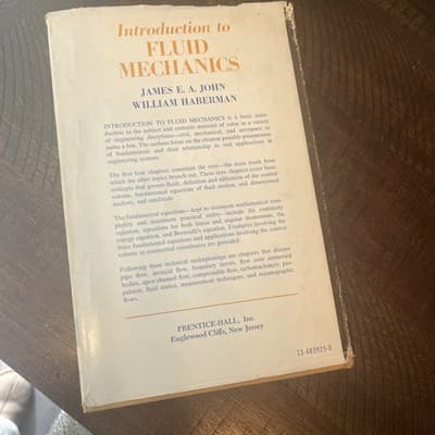 Introduction to Fluid Mechanics by William L. Haberman and James E. John - Thumbnail 3