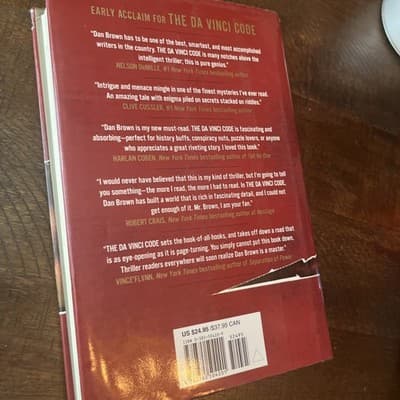 Da Vinci Code : A Novel by Dan Brown (2003, Hardcover) - Thumbnail 5