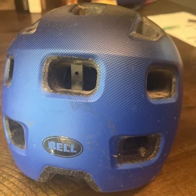 Bell Helmet Adult blue/black visor vents reflectors - Thumbnail 2